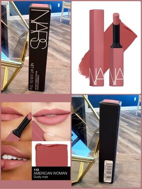 NARS Lipstick Stick 112 American Woman Dusty Rose NARS Powermatte Lipstick BNIB